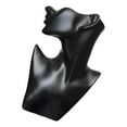 thumbnail image 1 of kurtrusly Necklace Jewelry Display Female Model Head Jewelry Stand for Chain Necklace Black, 1 of 5
