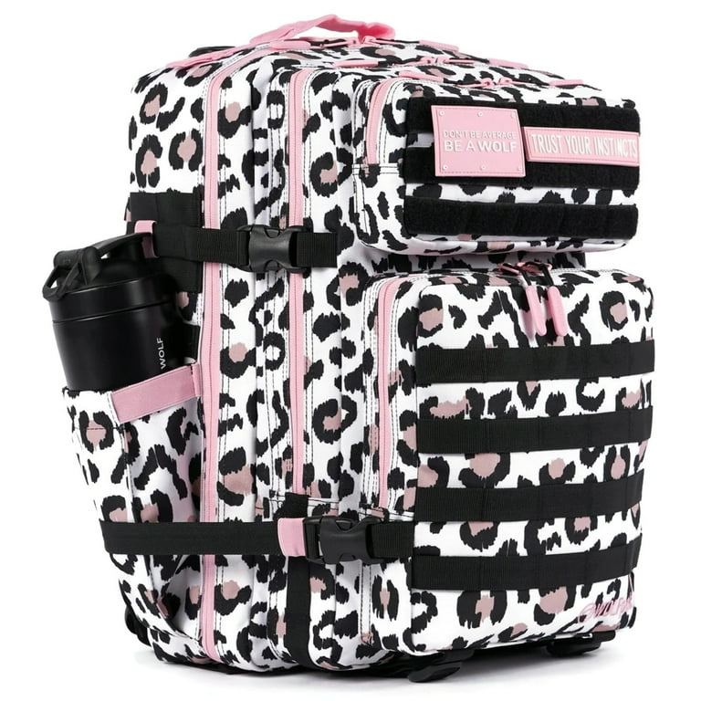 Wolfpak 45L Backpack Leopard Pink Zip - Walmart.com