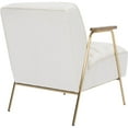 thumbnail image 6 of Meridian Furniture Woodford Cream Velvet Accent Chair, 6 of 6