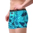 thumbnail image 2 of Balery World Turtle Day Calzoncillos bóxer para hombre, ropa interior de algodón suave y transpirable con cinturilla de nailon-X-Large, 2 of 5