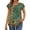 Army Green Floral, variant on Womens Blouses Dressy Casual Pleated Tunic Tops Floral Ruffle Sleeve Summer Shirts