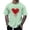 Mint Green, variant on Wavsuf Graphic T Shirts Men Tees Short Sleeve Round Neck T Shirt Pink Size 2XL