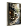 thumbnail image 3 of Stupell Industries Cafe In Paris Alleyway Brown Framed Floater Canvas Wall Art design by LSR Creative Studio, 21 x 17, 3 of 9