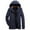 Blue, variant on Men's Winter Coat Warm Thicken Parka Jacket with Detachable Hood AG XXXXL