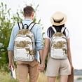 thumbnail image 4 of Easygdp Horse Rider In Field Mochila de Lona Resistente para Laptop, Compatible con Laptops de 15 a 17 pulgadas, Ideal para Escuela, Trabajo y Viajes-Medium, 4 of 5