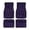 Dark Purple, variant on Car Interior 4 Piece Racing Checkered Floor Mats Non Backing Fit Cars Trucks SUVs 4PCS