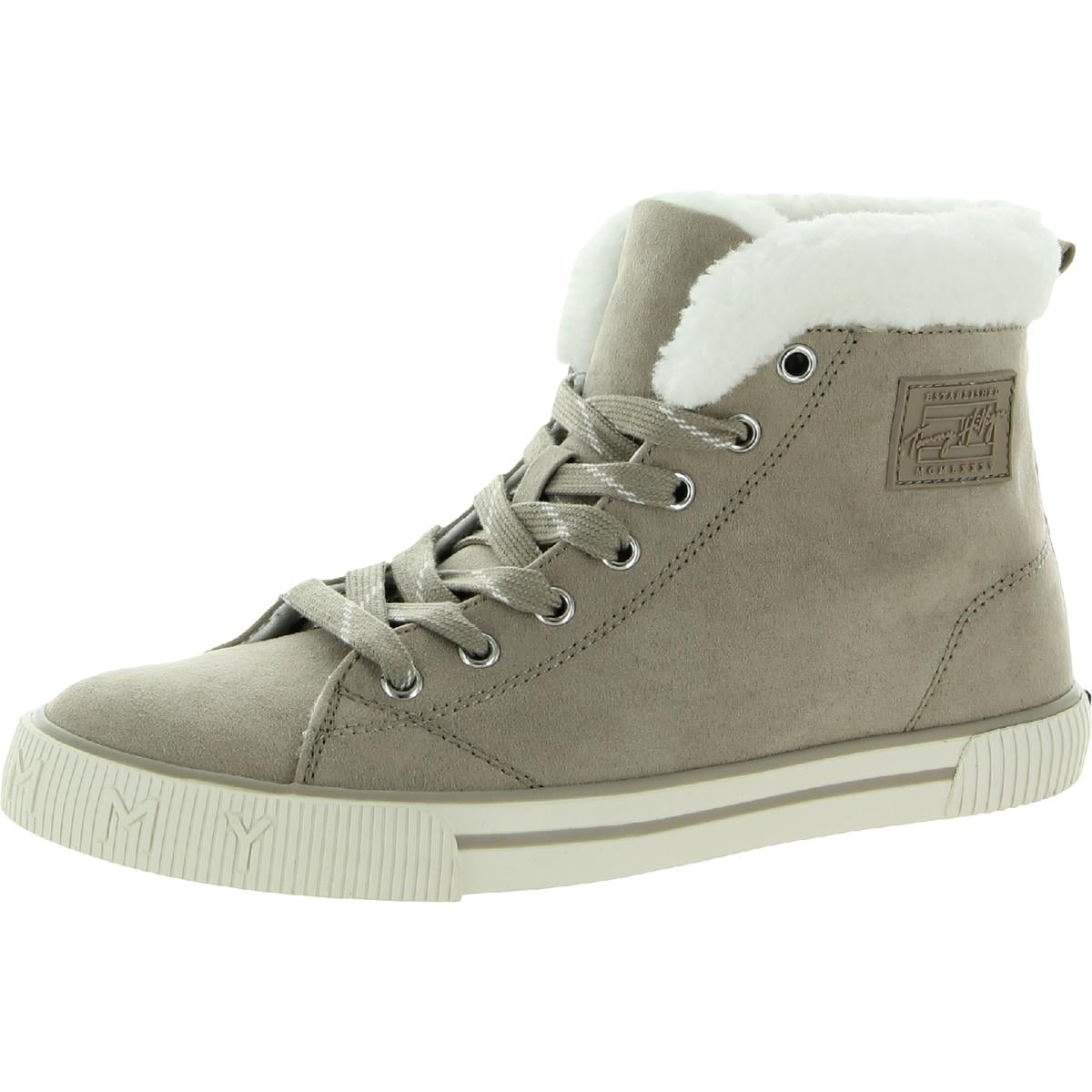 Decoderen Tot stand brengen kust Tommy Hilfiger Womens Olina Faux Suede Hi Top Casual and Fashion Sneakers -  Walmart.com