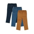 thumbnail image 2 of Garanimals Baby and Toddler Boy Slim Fit Denim Jeans and Twill Pants Multipack, 3-Pack, Sizes 12M-5T, 2 of 3