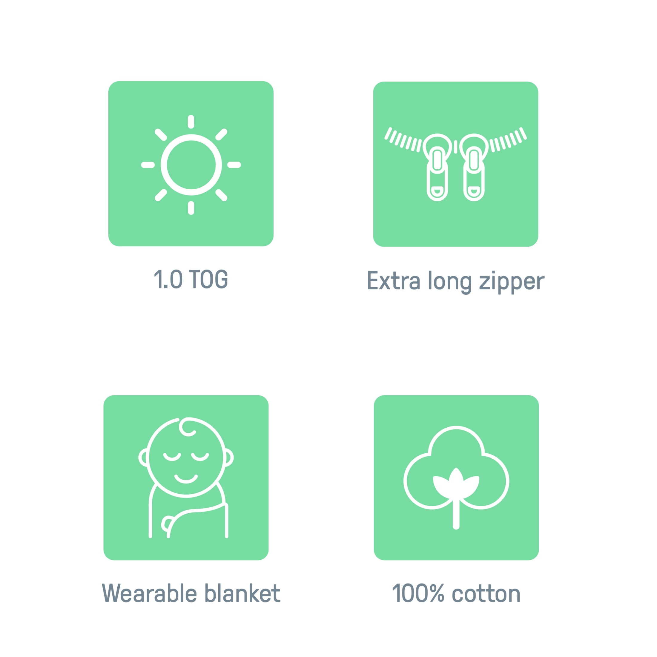 SwaddleMe by Ingenuity Night Sack Sleeper, Size 3-18 Months, 14-24 Pounds, 1.0 TOG, 100% Cotton