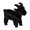 black and M, variant on Lipstore Stuffed Animal Toy Cute Activity Present Soft Toy Baby Partner Sheep black and M