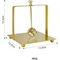 thumbnail image 2 of HUGFEGWE Napkin Holder Tissue Dispenser Rack Organization Tabletop Flat Napkin Dispenser Napkin Dispenser Tray for Picnics Bar Kitchen, gold CA919-149822, 2 of 7