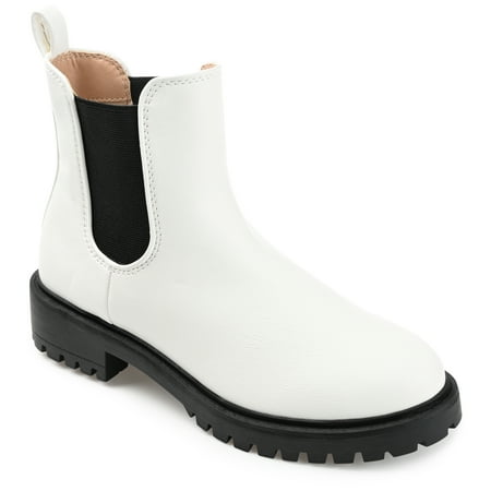 

Journee Collection Womens Kenova Round Toe Block Heel Chelsea Booties