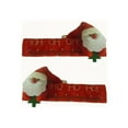 thumbnail image 3 of Christmas Outdoor Decorations,2Pcs Santa Claus Refrigerator Microwave Handle Cover Holiday Decorations, 3 of 4
