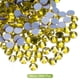 thumbnail image 3 of Uxcell 2880 Pcs Strass Hotfix Gemas de Cristal de Fondo Plano SS6 2mm Amarillo, 3 of 5
