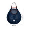 thumbnail image 4 of Fruit Storage Bag Mesh Hanging Vegetable Organizer Hollow Storage Bag Flexible Kitchen Storage Bag, Blue, 4 of 8