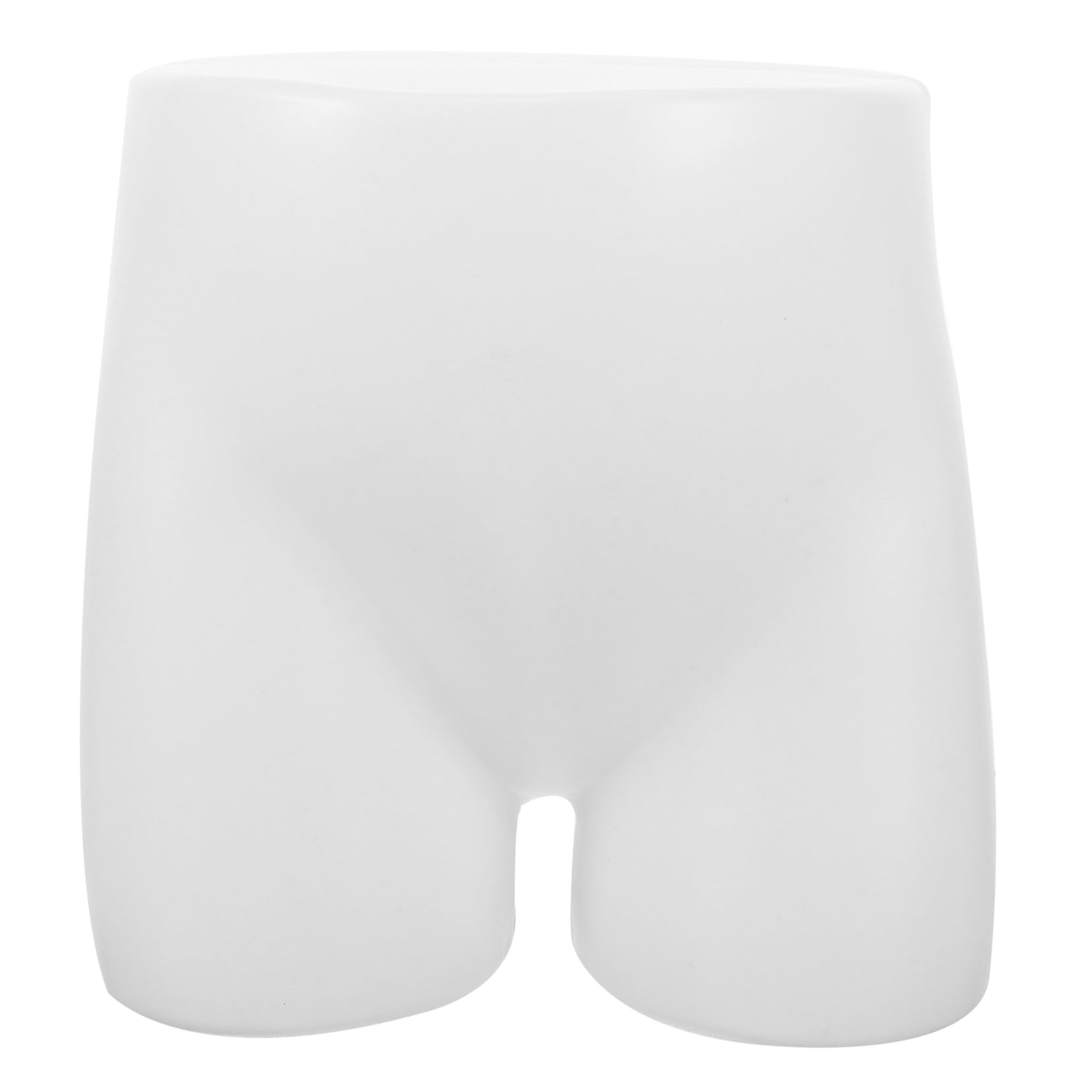 White PE Underpants Display Mannequin for Kids with Stable Hip Model Design Practical for Desktop Use