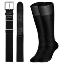 WHIPPY Baseball Belt and Socks Combo for Youth Boys Girls Softball Belt Adjustable Elastic Belt for Kids Children