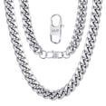 thumbnail image 1 of Collar ChainsPro Hip Hop para hombre, acero inoxidable, 14 mm, 71 cm, 1 of 7