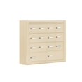 thumbnail image 1 of Salsbury 19045-14SSK D 12 A 2 B Doors S-Mount Keyed Locks Cell Phone Locker In Sandstone, 1 of 1