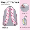 thumbnail image 2 of Bright Colorful Floral School Backpack - Ergonomic Waterproof Bookbag for Commuters, 2 of 6