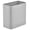 Gray, variant on Small Metal Trash Can 2.4 Gallon Wastebasket for Bathroom Slim Garbage Bin with Soft Brass Finish Durable Compact Trash Cans