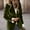 Army Green, variant on Women's Velvet Blazer Suit Jackets, 2025 Vintage Velvet Jacket, Business Casual Button up Fall Winter Outerwear Army Green S