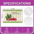 thumbnail image 4 of Cartoon Car Placemats Set of 4, Merry Christmas Tree Placemats for Dining Table, Xmas Rustic Wooden Decor Washable Fabric Decoration Table Mats Placemat 18"x12", 4 of 4