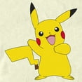 thumbnail image 2 of Men's Pokemon Pikachu Happy Dance  Graphic Tee Beige 2X Large, 2 of 4