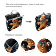 thumbnail image 3 of Man Stylish and Durable Coin Purse with 0.7 Microfiber and Zinc Alloy Jaws, 4.3x4.7 in/11x12 cm - for Organizing and Securing Your Coins!, 3 of 7