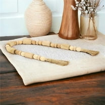 Cheungs 5877 Wistan Hanging 4 Wood Bead Design Tassel Decor