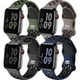 thumbnail image 1 of Correa de reloj Alove Silicone Sport para Apple Watch 49-46-45-44-42 mm, 1 of 9