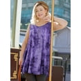 thumbnail image 4 of LARACE Plus Size Tank Tops for Women Sleevelss Tunic Casual Summer Clothes Swing Shirts, 4 of 8