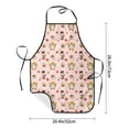 thumbnail image 4 of Naloa 1Pack Adjustable Bib Apron Waterdrop Resistant Cooking Kitchen Aprons for Women Men Chef, Halloween Gnomes Print, 4 of 5