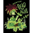thumbnail image 2 of Men's The Simpsons Bart and Sideshow Bob Wanted! Dead or Alive Graphic Tee Black Medium, 2 of 5