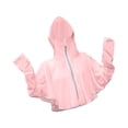 thumbnail image 3 of Mujer Sudadera Con Capucha Cremallera Completa Camisas De Refrigeración Verano Ropa De Protección Solar Cierre De Cremallera Rojo Sunnimix Chaqueta de protección solar, 3 of 7