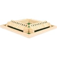 thumbnail image 6 of Shut The Box Dice Game,Classic 4 Sided Wooden Board Game Flip 10 Numbers Classic Tabletop Games for 2-4 Player Green(8.6 inch), 6 of 7