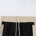 thumbnail image 7 of Rvwovn Men's Skinny Tapered Joggers, Side Pockets Cargo Sweatpants with Drawstring Casual Jogging Wear, 7 of 7