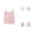 Light Pink, variant on Candy Color Puffer Vest for Kids – Sleeveless Winter Jacket for Girls & Boys Ages 5-12, Metallic Shaped Vest