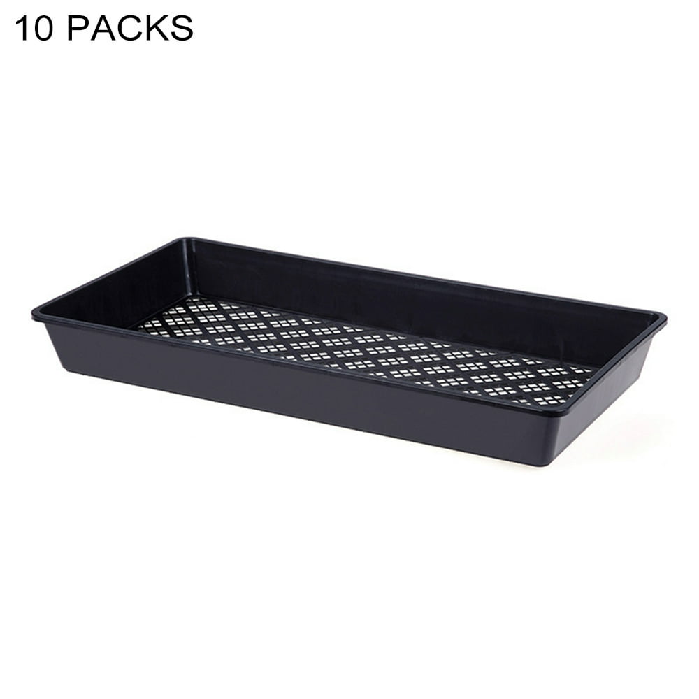Mesh Bottom 1020 Trays 10 Pack Extra Strength For Microgreens, Soil