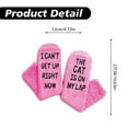 thumbnail image 3 of Funny Gifts for Mom, Cat Mom Gifts for Women, Fuzzy Socks for Cat Lovers, Valentines Cozy Socks, Stocking Stuffers, 3 of 5