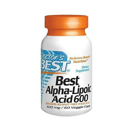 Doctor's Best Acide alpha-lipoïque 600 mg, 60 Ct