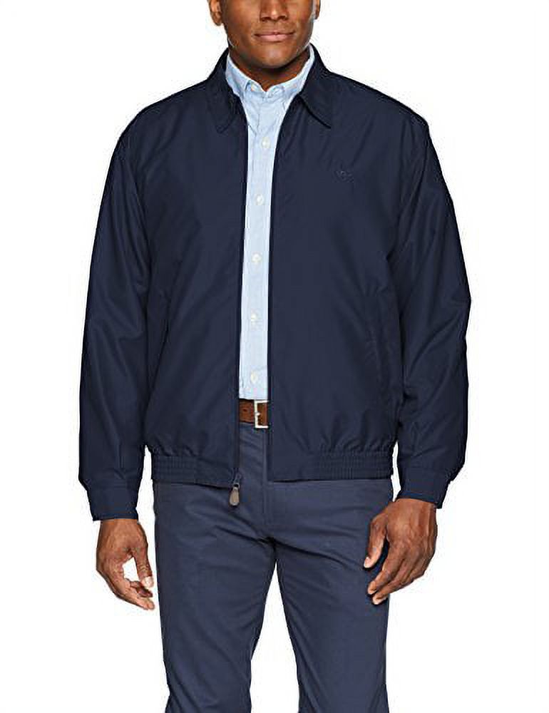 chaps men's classic fit full zip microfiber jacket