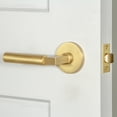 thumbnail image 4 of Viaggio Clocon-Sth_Prv_234_Rh Circolo Right Handed Solid Brass Privacy Door Lever Set -, 4 of 7