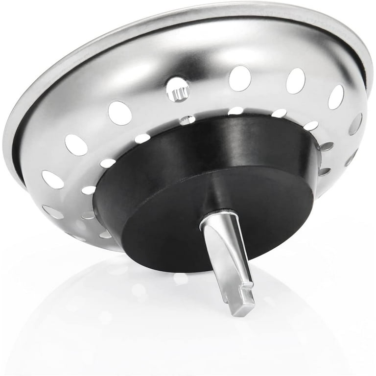 Kitchen Sink Strainer Stopper - 2-in-1 Stainless Steel Spring Clip Kitchen  Sink Drain Strainer And Stopper