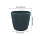 thumbnail image 3 of Macetas De Plástico 1 maceta de plástico verde oscuro con drenaje para plantas suculentas, ideal para interiores y exteriores, jardinería doméstica y decoración de balcones. Rkxzt, 3 of 9