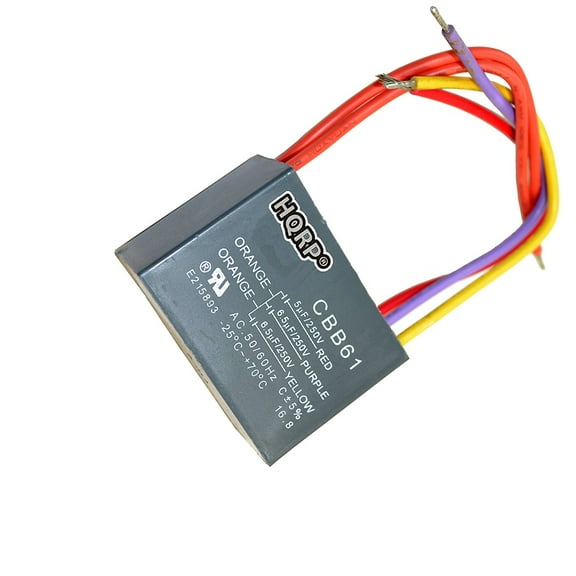 HQRP Capacitor for Hampton Bay Ceiling Fan 5uf 6.5uf 6.5uf 5-Wire