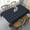 Black1, variant on Rectangle Tablecloth, Campbell Clan Tartan Navy Blue and Green Plaid Stain Resistant, Wrinkle Free, Washable Polyester Cover for Dining, Parties, and Camping