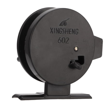 NFTIGB Fly Reel Ice Raft Wheel Plastic Front Lightweight for River Stream Angling Ambidextrous Design Black Color 3.15 inches / 8 cm 0.74 ounces / 21 grams