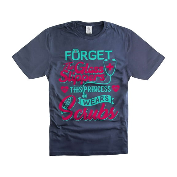 Princess Wear Scrubs Shirt Nurse Scrubs Shirt Nurse Funny Shirt Mother's Day Nurse Shirt