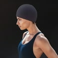 thumbnail image 2 of Bonnet de Bain Élastique pour Cheveux - Bonnet de Bain Adulte pour Hommes Femmes - Style Bonnet de Protection pour la Natation et les Sports Nautiques, 2 of 4